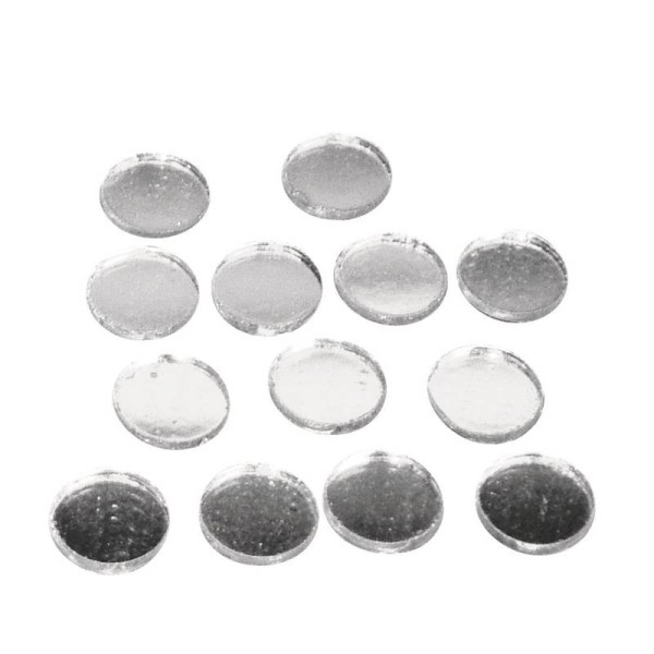 Spiegelmosaiksteine rund Ø 10mm, ca. 70 Stück