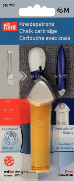 Kreidepatrone gelb ergonomic von Prym 610957