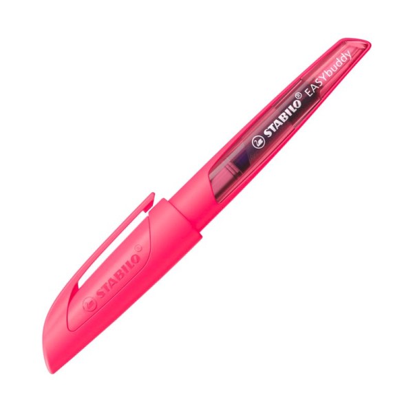 STABILO Ergonomischer Schulfüller EASYbuddy, neonpink