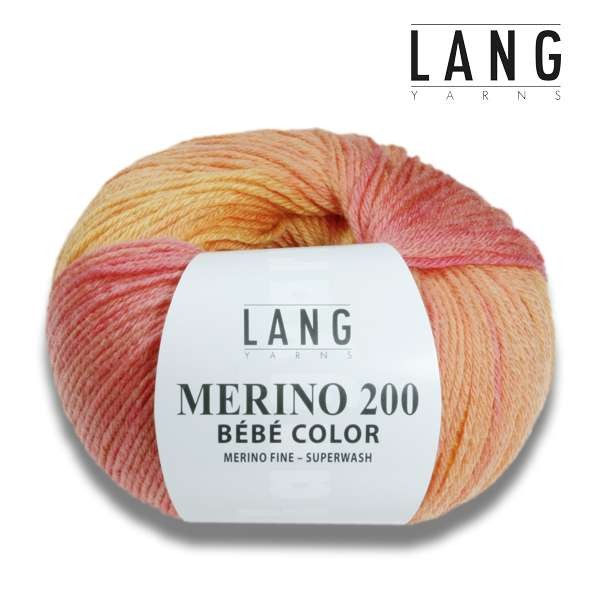 Lang Yarns Merino 200 Bébé Color 50g wollzauber.com