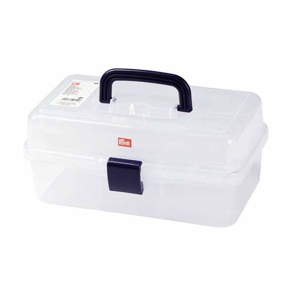 PRYM 612725 Nähbox, transparent, ohne Inhalt