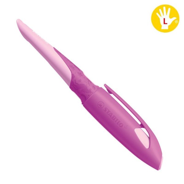 STABILO EASYbirdy Ergonomischer Schulfüller inkl. Patrone, 3D DreamWorld pink