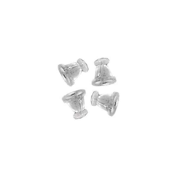 Ersatz-Clutch für Ohrstecker, 4 Stück