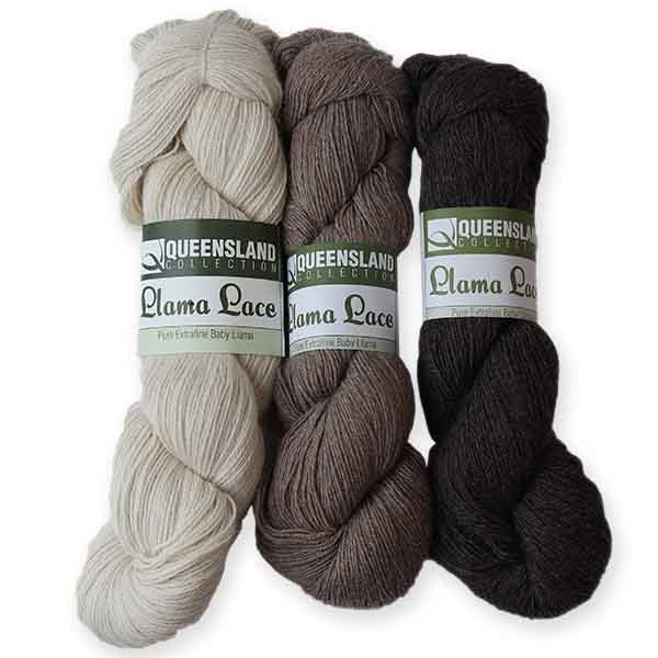 Queensland Llama Lace Natural 100g