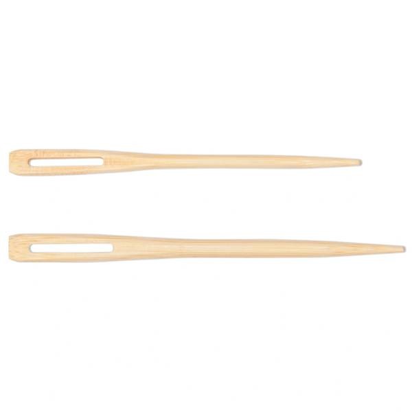 PRYM Wollnadeln aus Bambus, 2 Stk., wollzauber.com