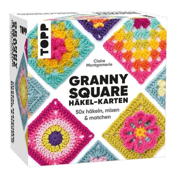 50 GRANNY AQUARE, Häkel-Karten