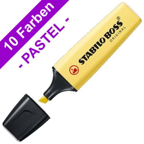 STABILO BOSS Original PASTELL Textmarker