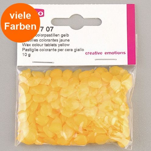 Wachs-Colorpastillen für CandleGelee, Gelwachs