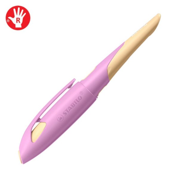 STABILO EASYbirdy Ergonomischer Schulfüller inkl. Patrone, softpink/apricot