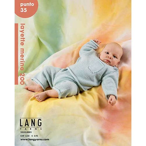 Strickheft Lang Yarns punto 35 "layette merino 200"