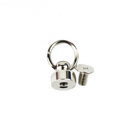 Halterungsring für Handyhülle mit Schraube, platinfarbig, bastelkiste.lu
