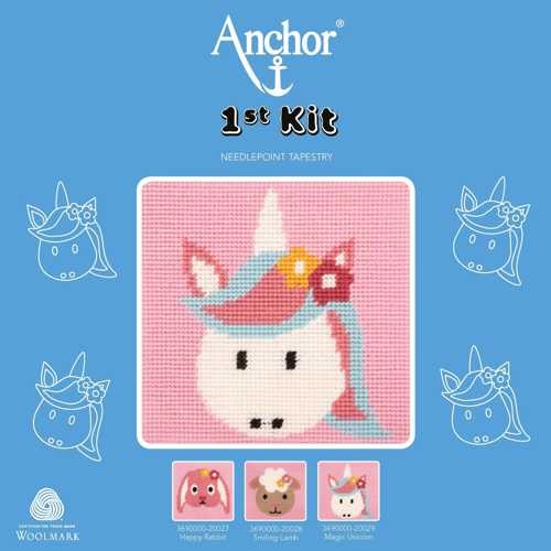 Anchor Stickpackung, 1st KIT "Magic Unicorn" Einhorn