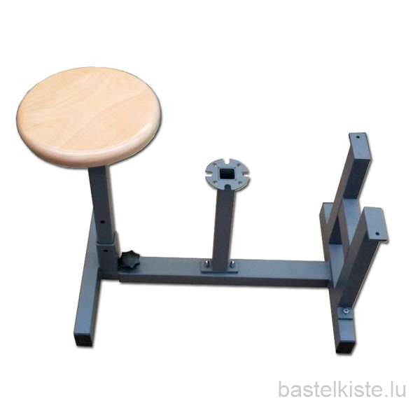 Sitzgestell für elektr. Töpferscheibe HSL Profi T-45, Holzsitz