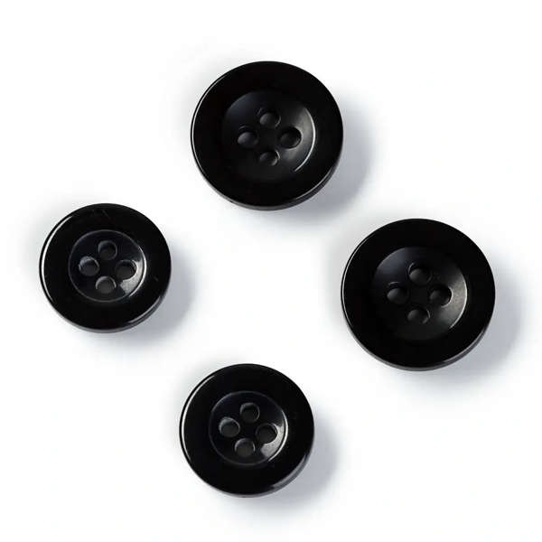 Prym Hosenknöpfe, Ø 15 und Ø 17mm, schwarz