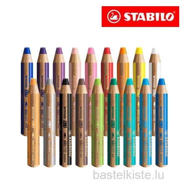 STABILO Woody 3in1 Einzelstift, Serie 880