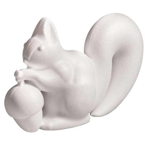 Styropor-Eichhörnchen 105 x 180mm