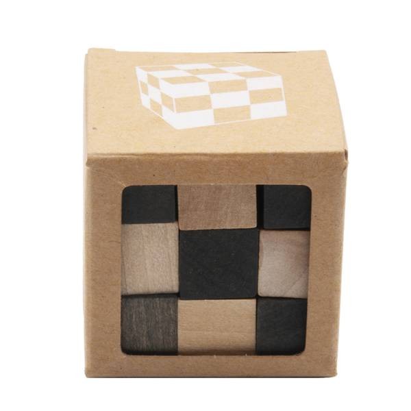 IQ-Test aus Holz, "Der verrückte Würfel"