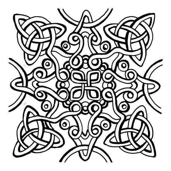 flexible Silikon Texturmatte ►Celtic Knot◄
