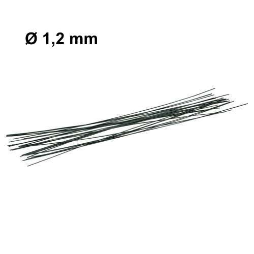 Steckdraht 30 cm, ø 1,2 mm grün lackiert