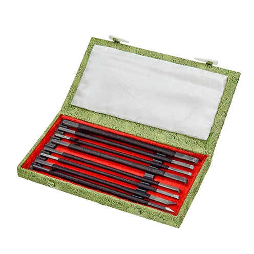 Specksteinmeißel-Set 8-teilig 15 cm