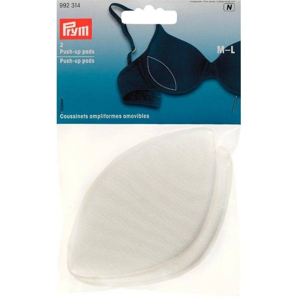 PRYM Push-up BH-Einlagen, Größe M-L, weiß