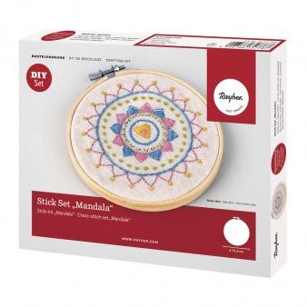 Stickpackung, Stick Set Mandala, Ø 13,5cm