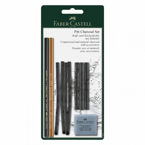 Faber Castell Pitt Charcoal Set - 10 teillig