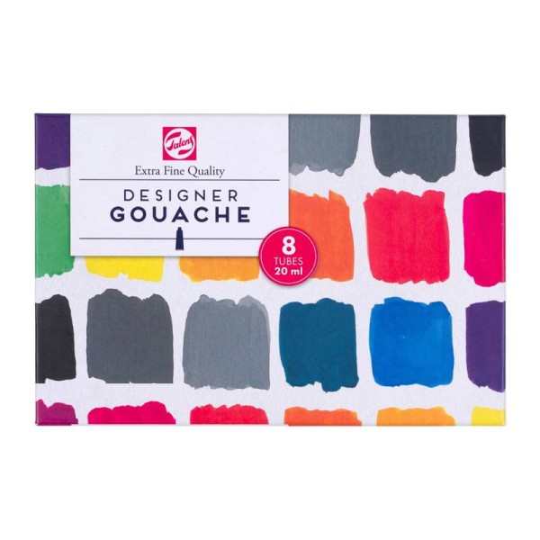 Gouache Extra Fine Quality Primärfarben 8er Set