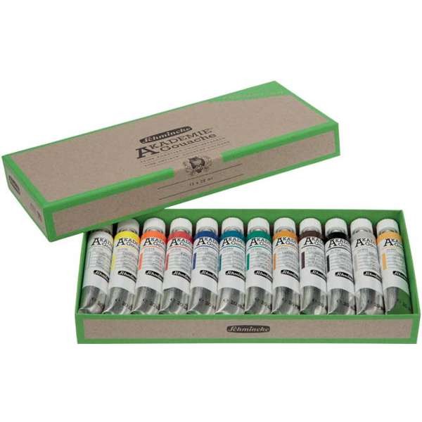 Schmincke AKADEMIE Gouache Set 12x 20ml