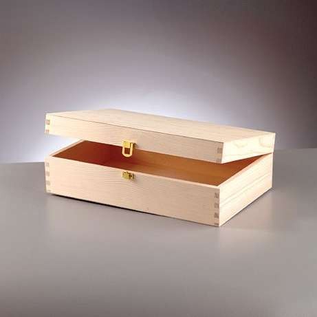 Holzkiste, Holzschatulle 35,5 x 22 x 10,5 cm