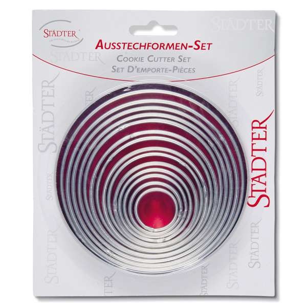 Ausstechform-Set Kreise, RUND 14-teilig