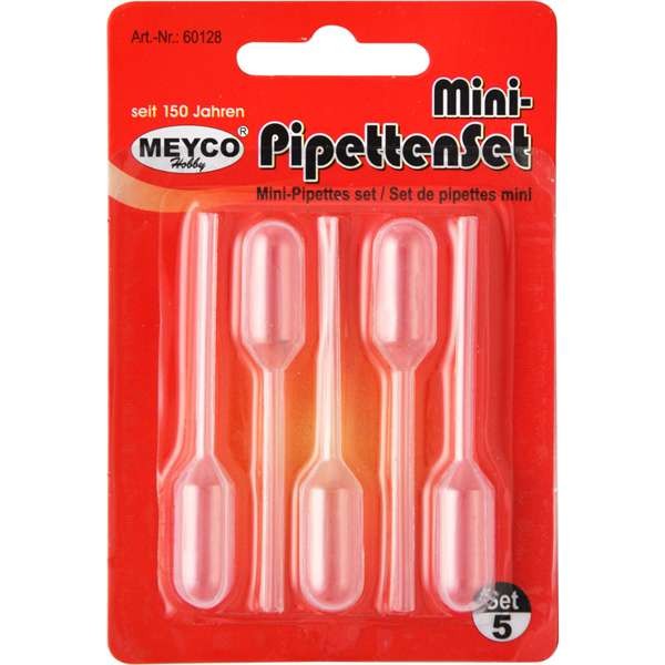 Mini Kunststoff Pipetten 5 Stück