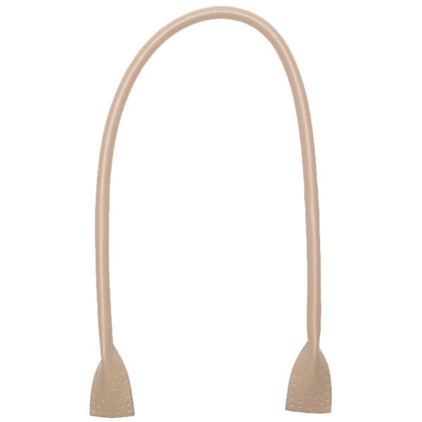 Kunstleder Handtaschengriffe 66cm 1 Paar, Farbe: beige