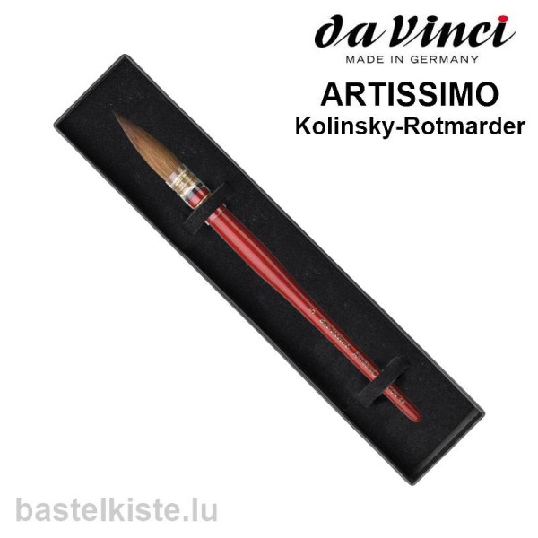 Da Vinci ARTISSIMO SPECIAL KOLINSKY EDITION, Rotmarder, Kolinsky Aquarellpinsel