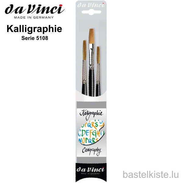 Da Vinci 3-teiliges Kalligraphie Set, Serie 5108