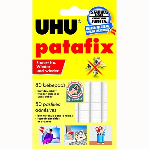 UHU patafix weiß, 80 Klebepads