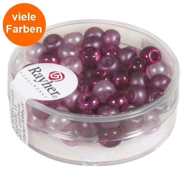 Rocailles MIX Ø 5,5 mm mit 2mm Großloch