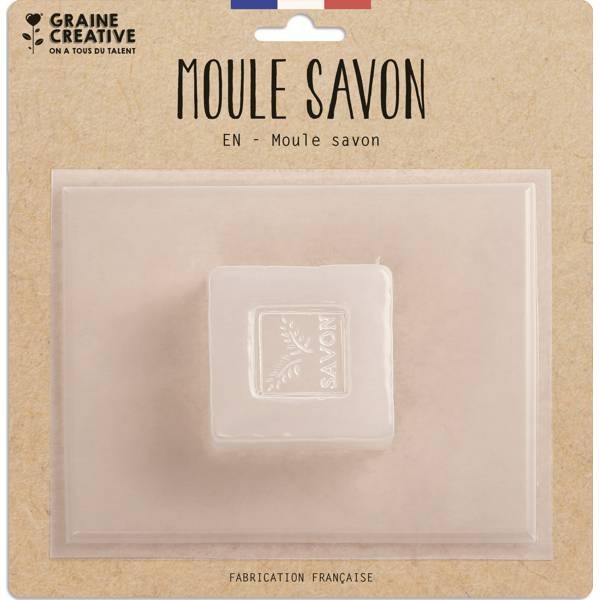 Seifengießform SAVON, 65x65x31mm