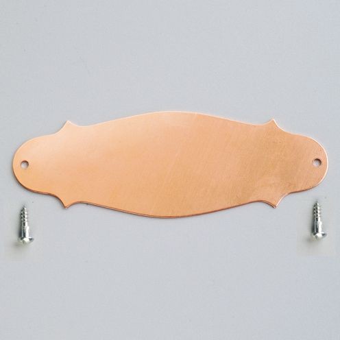 Türschild, Namensschild aus Kupfer 96 x 34mm