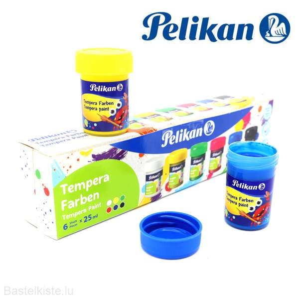 Gouaches, Tempera Farben 6er Set 25ml