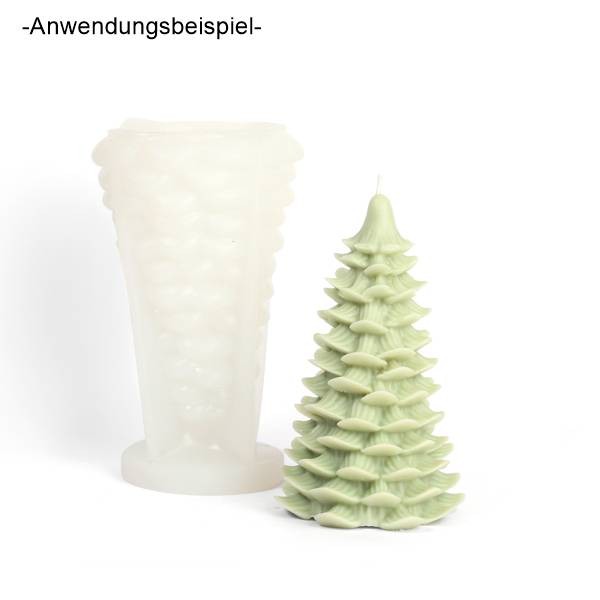 Silikonform, Kerzenform Tannenbaum 140mm