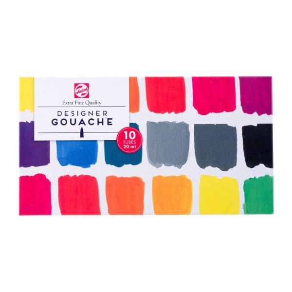 Gouache Extra Fine Quality Primärfarben 10er Set