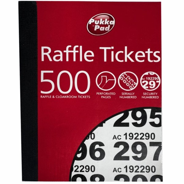 Pukka Pad Ticketblock, Lose, Tickets 1 bis 500, bastelkiste.lu