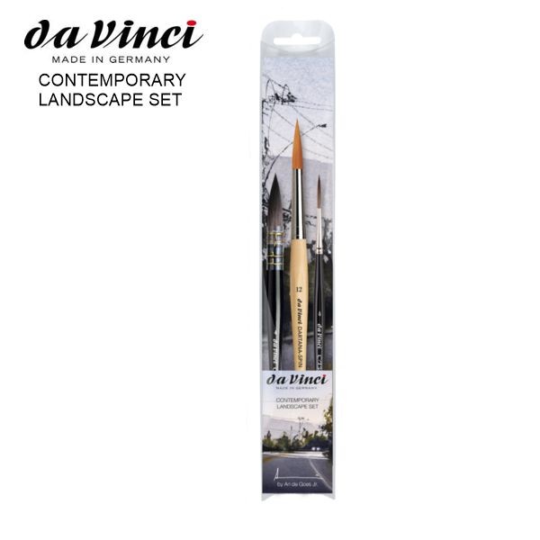 Da Vinci Aquarellpinsel 3-teiliges SET - CONTEMPORARY LANDSCAPE