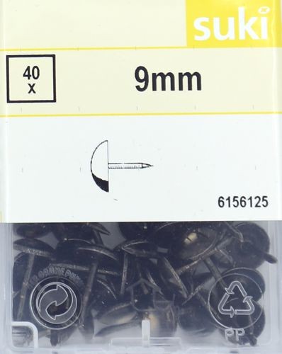 Polsternägel 9mm Renaissance lackiert 40 Stück