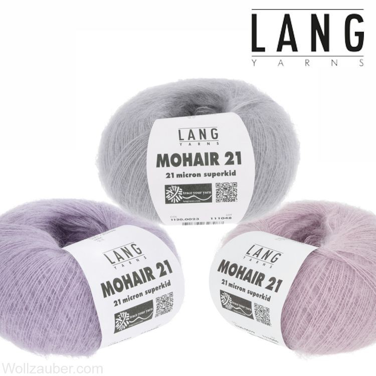 Mohair 21 Luxusgarn aus Mohair & Seide, Lang Yarns