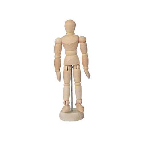 Verstellbare Modellpuppe, Modellfigur 20 cm unisex natur