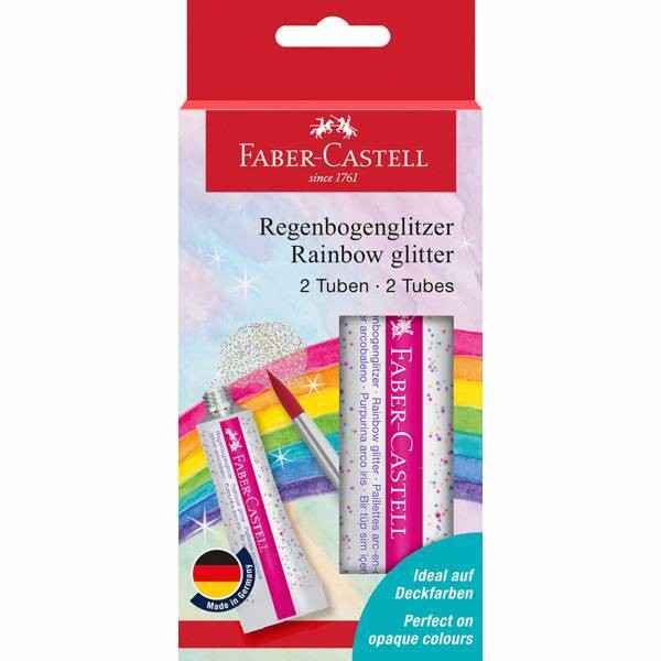 Regenbogenglitzerfarbe, 2x 12ml