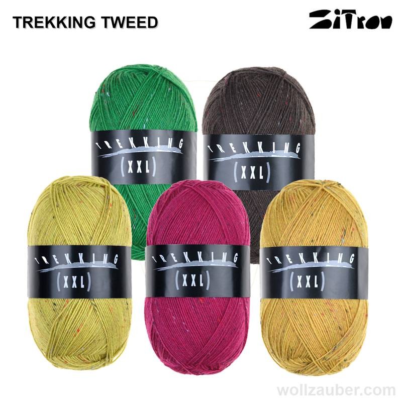 ATELIER ZITRON Trekking 4-fach TWEED Sockenwolle, wollzauber.com