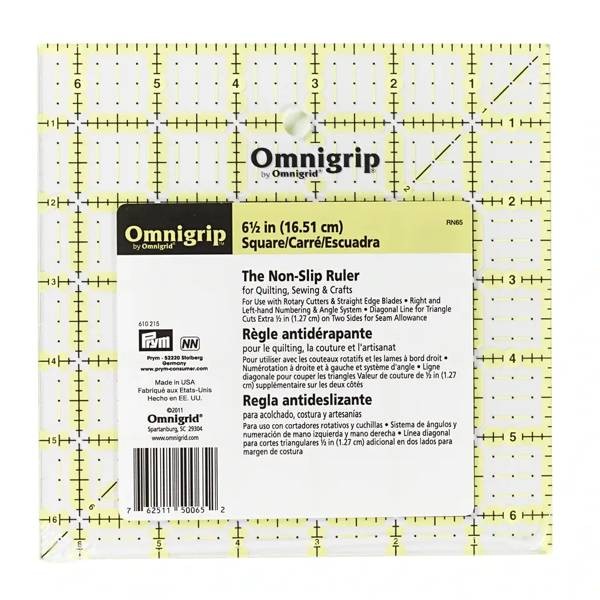 Omnigrip Anti - Rutsch Lineal, 6,5x6,5 inch